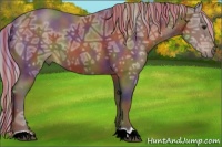 Horse Color:Painted Nacre Silver Brown Ice 