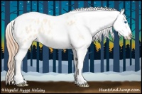 Horse Color:Gold Champagne Roan Dun Splash Tobiano Frame Blanket Rabicano 