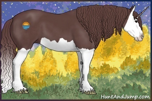 Horse Color:Chocolate Smoky Black Splash