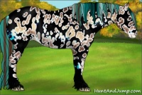 Horse Color:Painted White Spotted Red Onyx Appaloosa 
