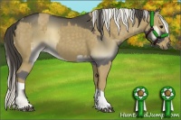 Horse Color:Smoky Blue Onyx and Silver Smoky Black
