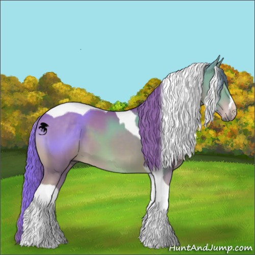 Horse Color:Watercolor Chestnut Tobiano 