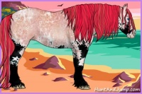 Horse Color:Painted Chestnut Ice Splash 