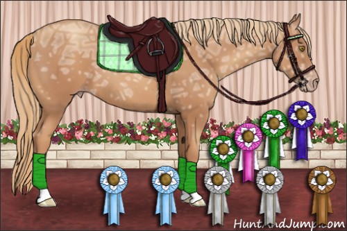 Horse Color:Gold Champagne Ice