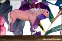 Horse Color:Watercolor Silver Brown Dun Sabino 