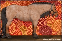 Horse Color:Bay Roan 