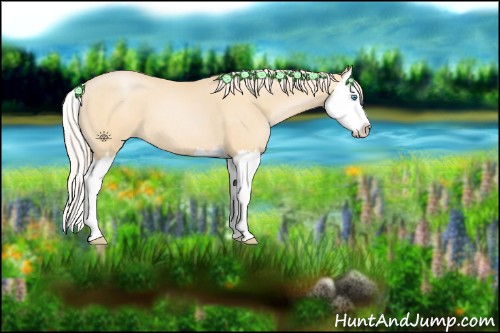 Horse Color:Palomino Pearl Splash