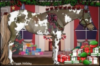 Horse Color:White Spotted Chocolate Palomino Rabicano