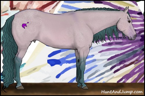 Horse Color:Watercolor Bay Dun 