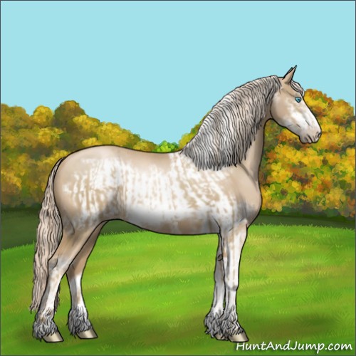 Horse Color:Chocolate Palomino Pearl Sabino Frame  and Chocolate Palomino Pearl Sabino Frame 