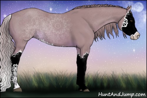 Horse Color:Watercolor Chestnut Splash 