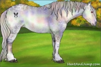 Horse Color:Nacre Silver Brown Chinchilla Ice Onyx Sabino 