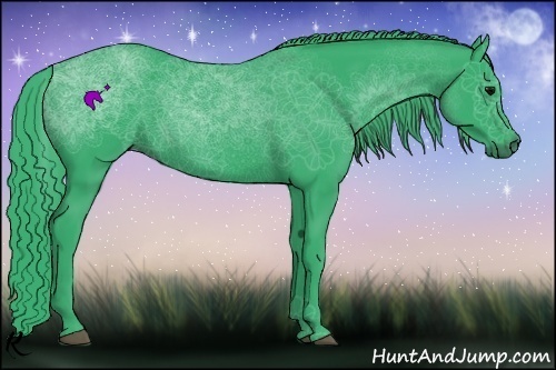 Horse Color:Watercolor Black 