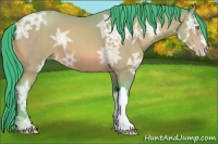 Horse Color:Watercolor Amber Champagne Ice