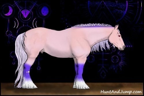 Horse Color:Watercolor Silver Buckskin Chinchilla Sabino 