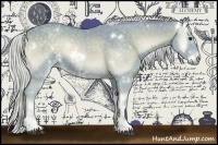 Horse Color:Watercolor White Spotted Silver Blue Onyx Chinchilla 