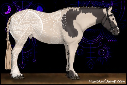 Horse Color:Smoky Black  and Smoky Creme 