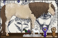 Horse Color:Classic Cream Champagne Ice 