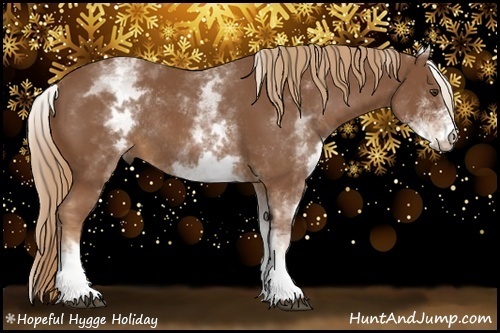 Horse Color:White Spotted Chestnut Rabicano 