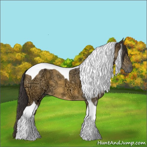 Horse Color:Buckskin Ice Tobiano