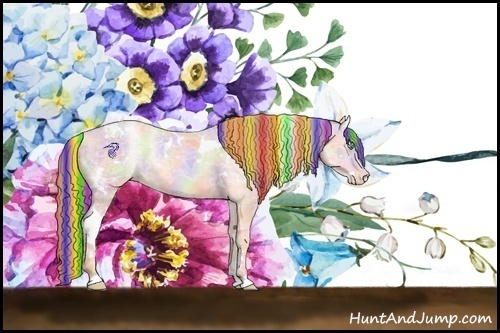 Horse Color:Painted Nacre White Spotted Amber Cream Champagne Ice Pearl