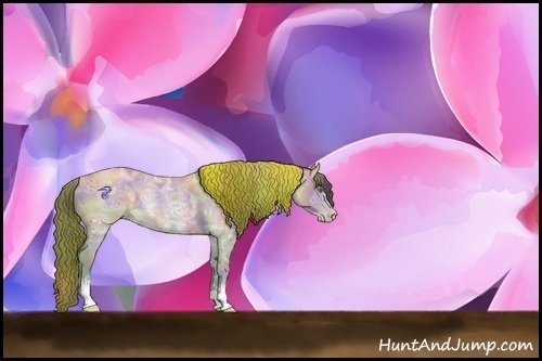 Horse Color:Nacre White Spotted Sable Champagne Ice 