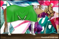 Horse Color:Red Dun Tobiano 