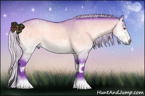 Horse Color:Watercolor White Spotted Chocolate Silver Brown Chinchilla Onyx