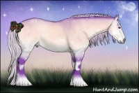 Horse Color:Watercolor White Spotted Chocolate Silver Brown Chinchilla Onyx 