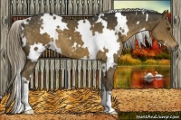 Horse Color:White Spotted Chocolate Palomino 