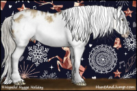 Horse Color:White Spotted Chocolate Palomino Dun Frame Appaloosa