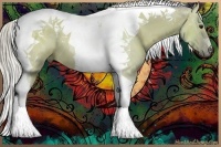 Horse Color:Watercolor Silver Grullo Tobiano 