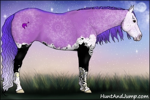 Horse Color:Watercolor Grullo Splash 