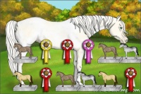 Horse Color:White Spotted Palomino Pearl Dun