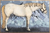 Horse Color:Buckskin Roan Pearl  and Buckskin Roan Pearl 