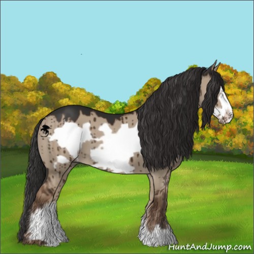 Horse Color:Liver Red Dun Frame Brindle 