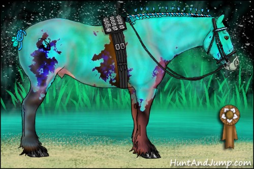 Horse Color:White Spotted Palomino 