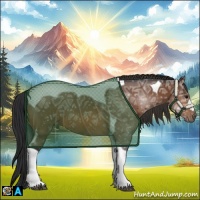 Horse Color:Bay Ice Tobiano 