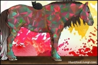 Horse Color:Liver Red Dun Ice Splash 