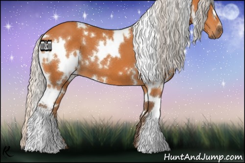 Horse Color:White Spotted Silver Buckskin