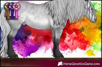 Horse Color:Silver Brown Chinchilla 