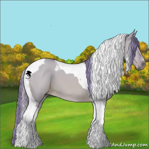 Horse Color:Watercolor Red Dun Tobiano 
