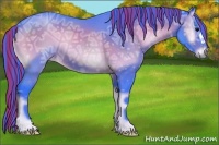 Horse Color:Painted Watercolor Bay Ice Onyx