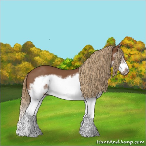 Horse Color:Chestnut Splash Frame 