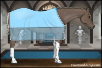 Horse Color:Silver Blue Roan Tobiano 