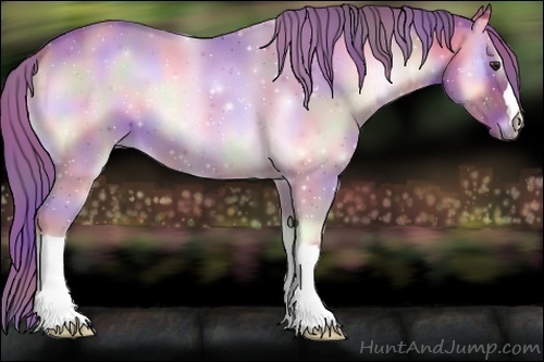 Horse Color:Nacre Watercolor Red Onyx