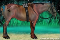 Horse Color:Liver Chestnut Tobiano 