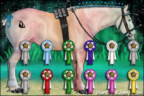 Horse Color:Cremello Sabino 