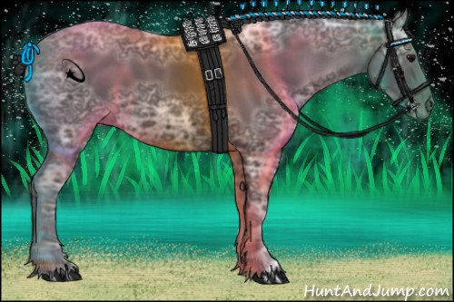 Horse Color:Black Ice 