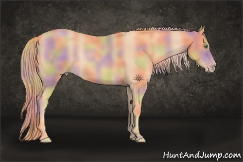 Horse Color:Nacre Gold Champagne 